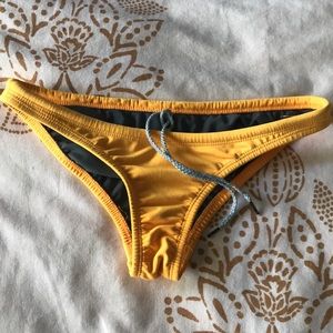 Jolyn mustard euro bikini bottoms